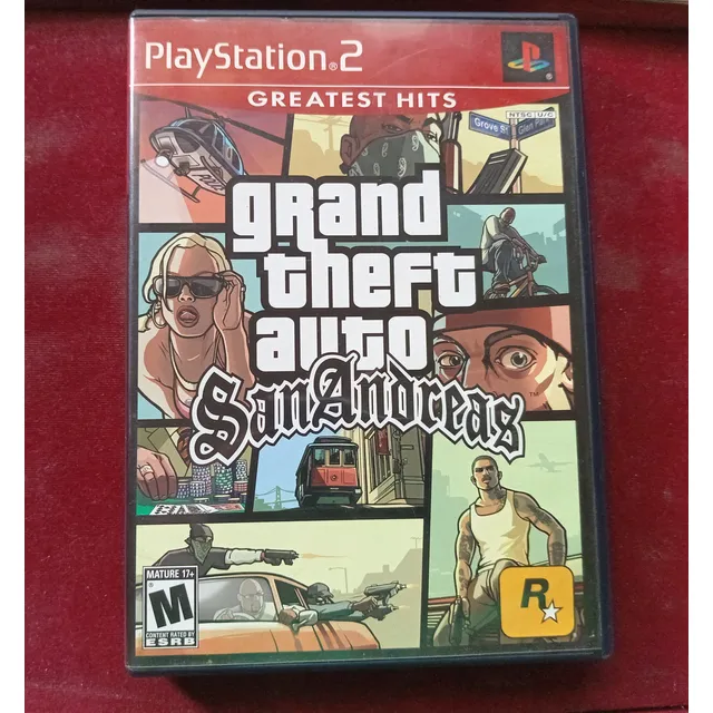 Grand Theft Auto San Andreas  ( Playstation 2 Ps2 ) 10v  ^_^