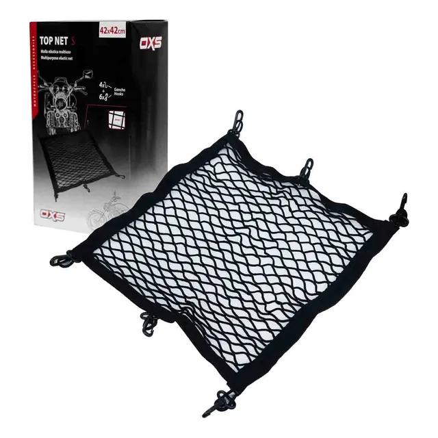 Malla Elastica Con Ganchos Para Carga Moto 42x42cm