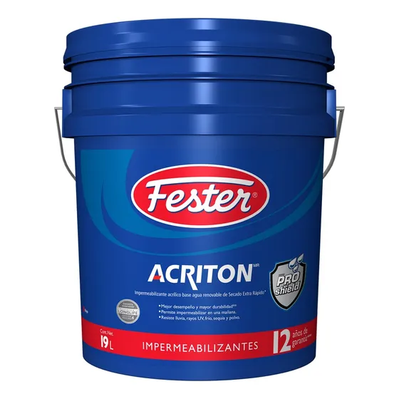 Fester Acriton Proshield 12 Años Cubeta 19/lts