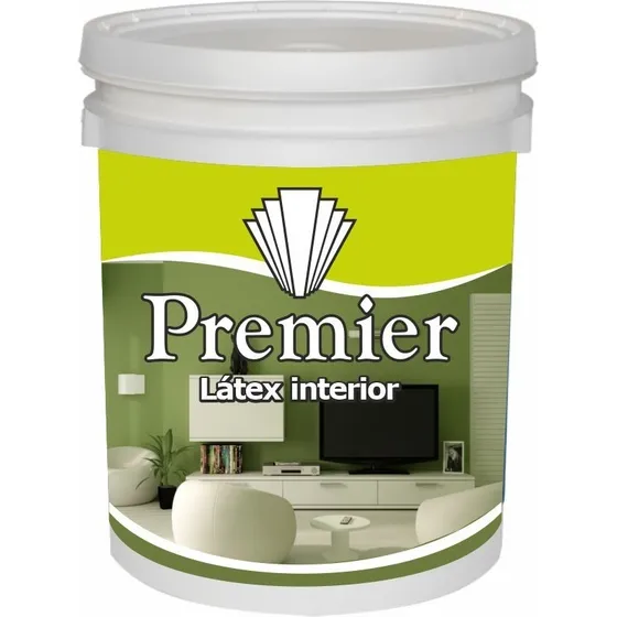 Premier Latex X 10lt Para Paredes Interiores Color Blanco