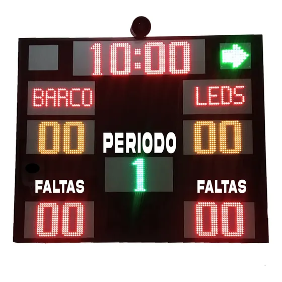 Marcador Electrónico De Fútbol Para Canchas Profesionales
