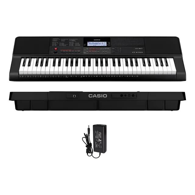 Teclado Casio Ctx700 Organo 5 Octavas Sensitivo Fuente Envio