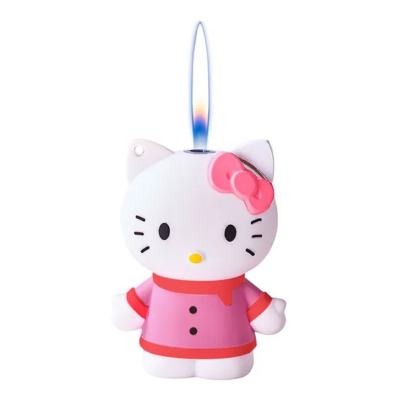 Encendedor A Gas Butano Recargable Hello Kitty Tipo Llavero