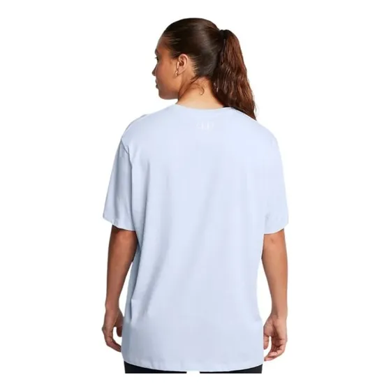 Remera Under Armour Ua W Bfos Logo Tee Ss Arg Azul Mujer