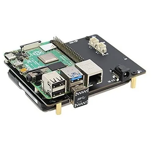 Almacenamiento Sata Geekworm Raspberry Pi 4, X825 V2.0 De 2,