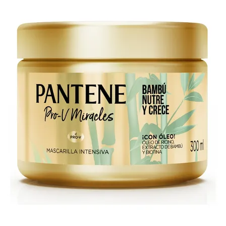 Mascarilla Pro-v Bambú Nutre & Crece 300 Ml Pantene