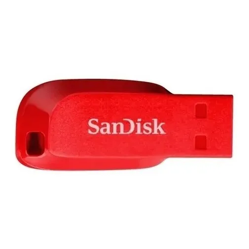 Pendrive Sandisk Cruzer Blade 32gb Rojo Electrico