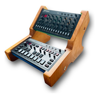 Base De Madera Para 2 Módulos Roland Aria Compact Base De Madera Para 2 Módulos Roland Aria Compact