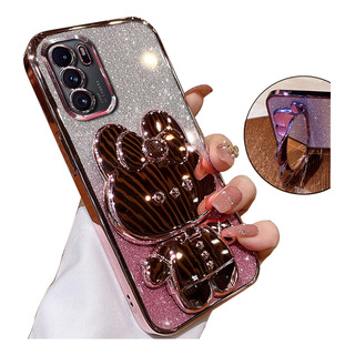 Fundas Para Oppo Soporte Espejo Cosmético Mujer Brillantes Fundas Para Oppo Soporte Espejo Cosmético Mujer Brillantes