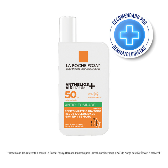 Protetor Solar Facial Antioleosidade Anthelios Airlicium Fps 50 Sem Cor 40ml La Roche-posa... Protetor Solar Facial Antioleosidade Anthelios Airlicium Fps 50 Sem Cor 40ml La Roche-posa...