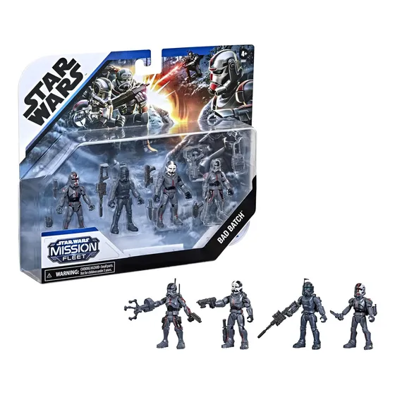 Star Wars Mission Fleet Clon Commando Clash Bad Batch 