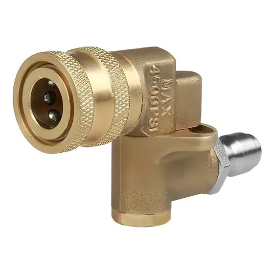Acoplador Giratório 180° Para Lavadora De Alta Pressão Sigma Cor Dourado Frequência 0