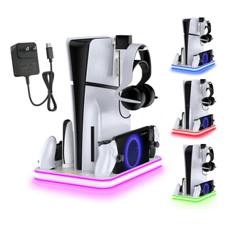 Charger Dock Ps Portal Y Ps5 - Carregamento Rápido E Eficien Charger Dock Ps Portal Y Ps5 - Carregamento Rápido E Eficien