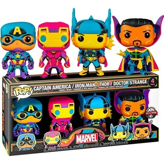 Funko Pop Capitan America Iron Man Thor Doctor Strange