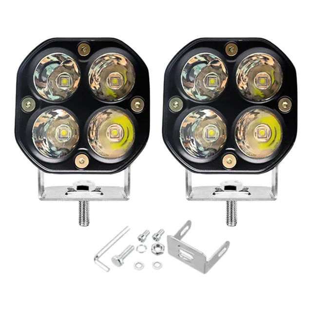 Foco Barra Neblinero Faenero 4 Super Led Adaptable 12v24v X2