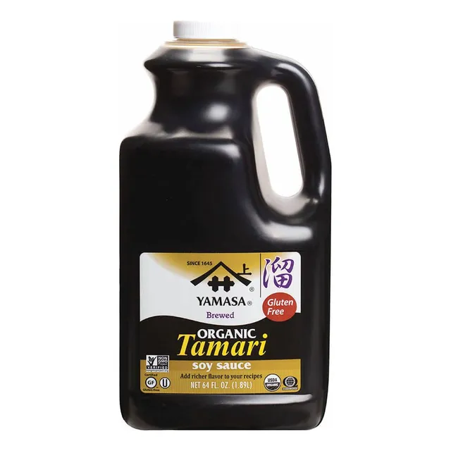 Yamasa 100% Natural Brewed Organica Tamari Salsa De Soja, Si