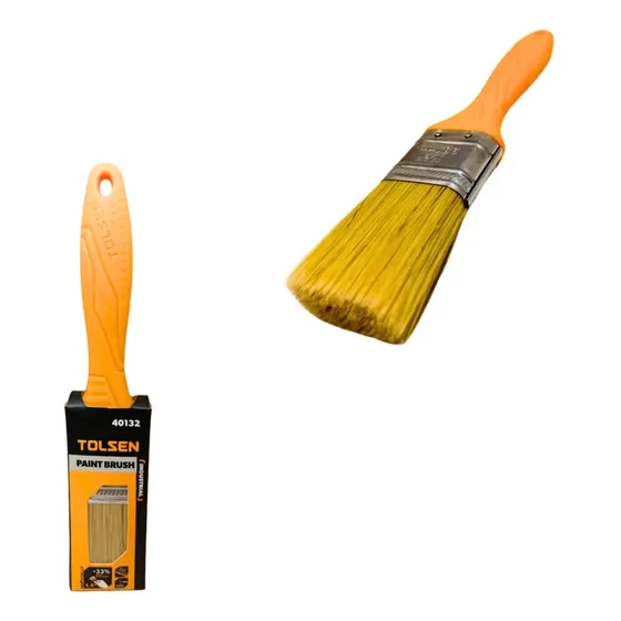 Brocha Pintura 1.5 Pulgada Mango Plastico Tolsen Precio 5und