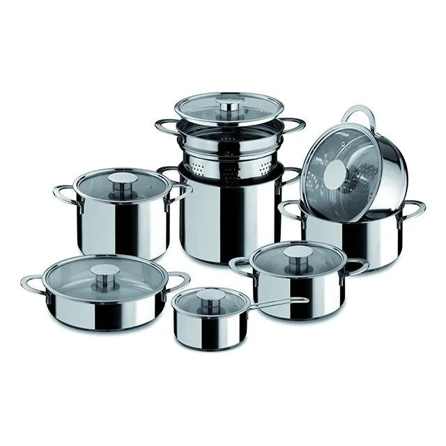 Mepra Gourmet Kitchen Cookware Set - 14 Uds. Olla De Espague