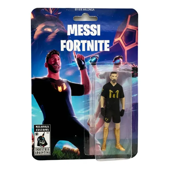 Messi Goat Fortnite Figura Muñeco Coleccion Futbol Lionel
