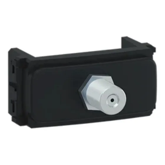 Módulo Tomada Antena Tv 75 Ohms Preto Compose - Weg