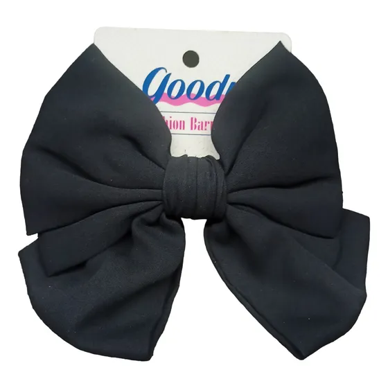 Lazo Con Gancho Metal Negro Accesorio Para Pelo Cabello