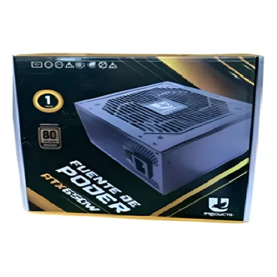 Fuente 650w Certificada 80 Plus Bronze Certificada Uproduct
