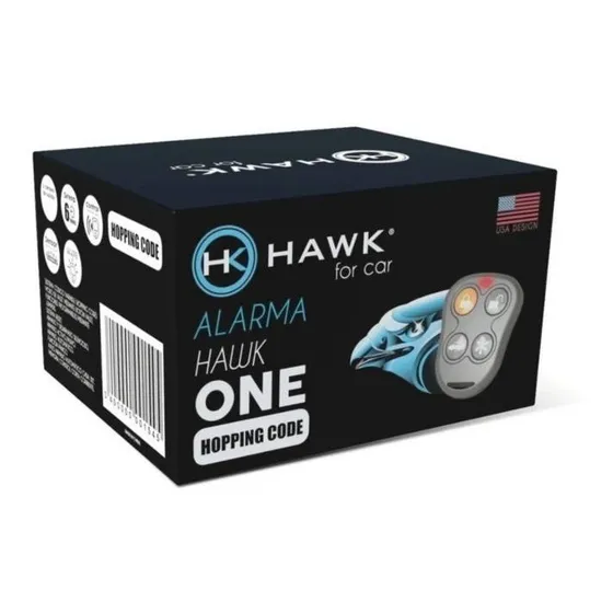 Alarma Auto Hawk One Código Variable Alta Calidad
