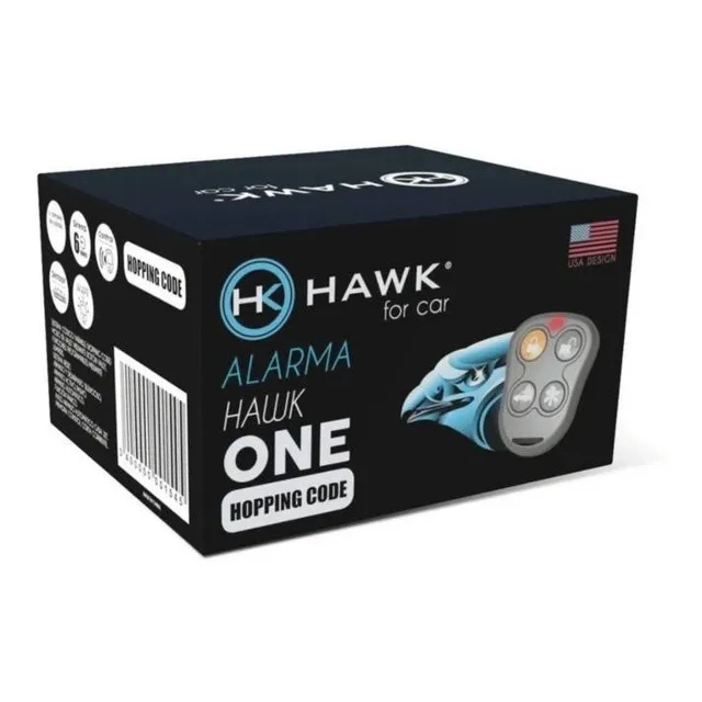 Alarma Auto Hawk One Código Variable Alta Calidad