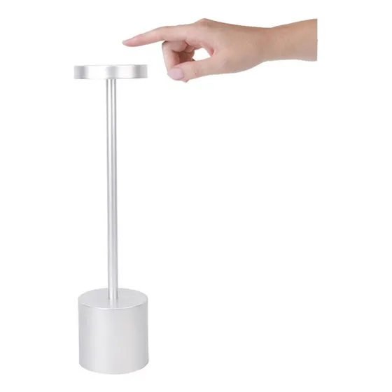 Lampara De Mesa Luz Led Tactil Recargable Usb Restaurante Ax
