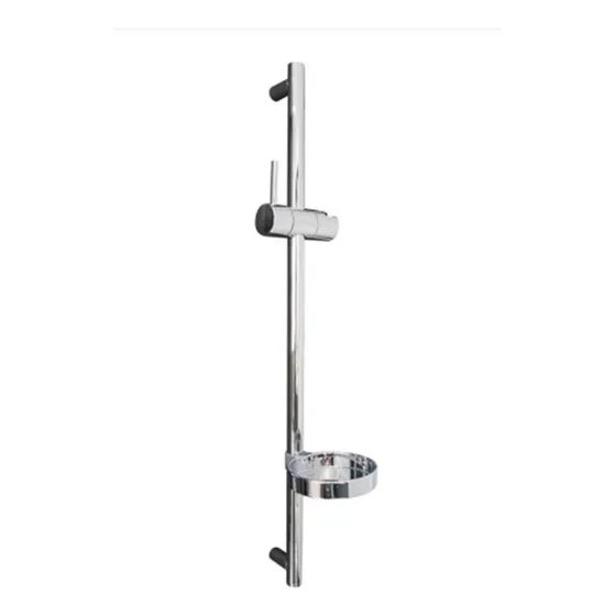 Barra Ducha Con Jabonera 70 Cm Cromado Wasser