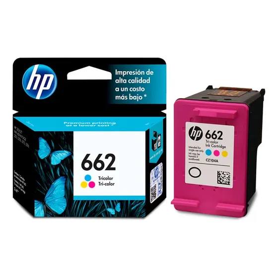 Cartucho De Tinta Hp 662 Tricolor Original