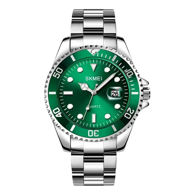 Reloj Skmei Cuarzo Elegante Fecha Acero Inoxidable Moda Rolx