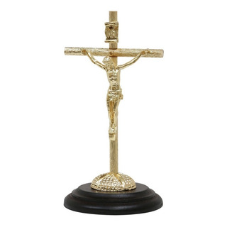 Jorvina Cruces/cristo Infantil Con Base De Madera Jorvina Cruces/cristo Infantil Con Base De Madera
