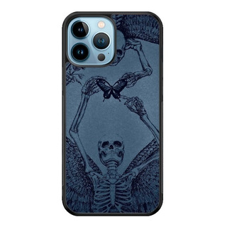 Funda Protector Para iPhone Halloween Esqueletos Mariposa Funda Protector Para iPhone Halloween Esqueletos Mariposa