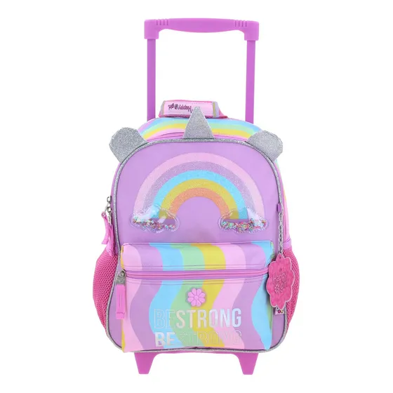 Mochila Chica Chenson Con Ruedas Escolar Kinder Happy Girl Iris