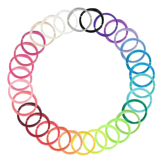 Recargas De Filamentos Pen Uxcell 3d, 30 Colores Filamento P