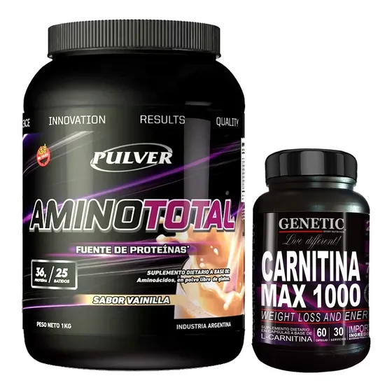 Amino Total Proteina Pulver + Carnitina Definicion + Dieta