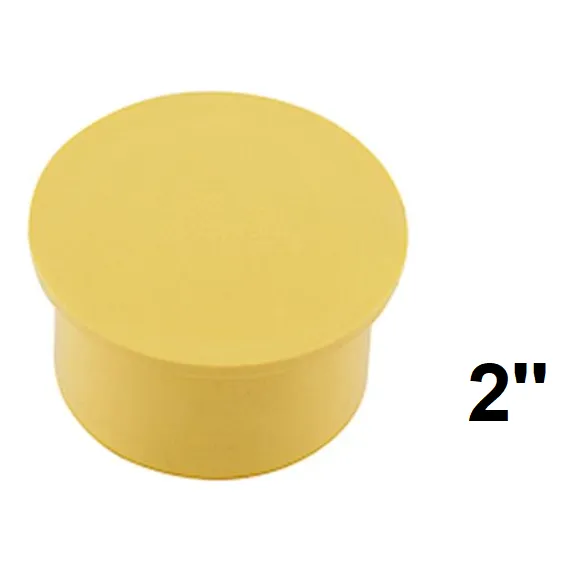 Tapon Plastico Tapa Pvc 2'' Pulgadas Aguas Negras Sanitario