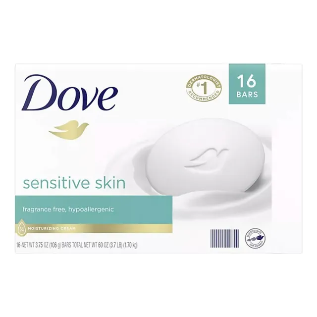 Jabon Dove Piel Sensible Beauty Bar 16 Pack