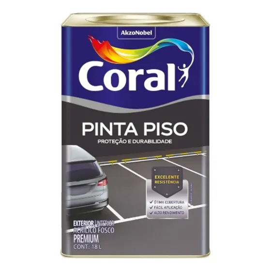 Tinta Coral Pinta Piso Fosco Premium 18l - Cores