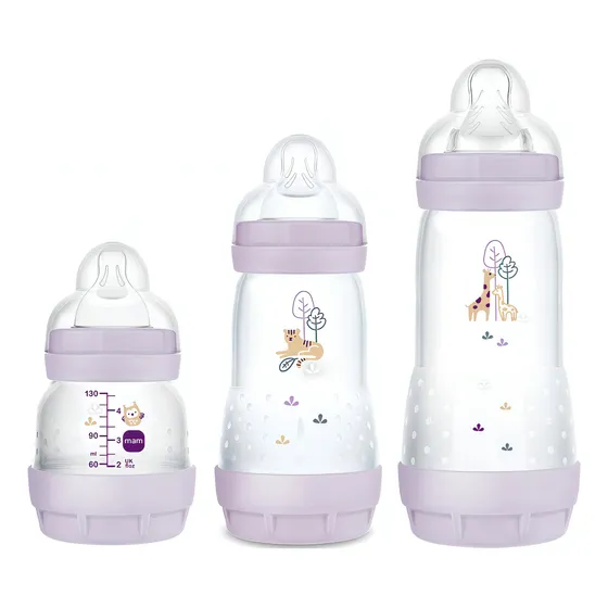 Kit Com 3 Mamadeiras Easy Start 130/260/320ml - Mam