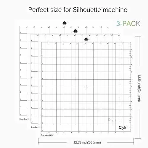 Diyit Alfombrilla Corte Para Silueta Cameo 3 2 1 4.7 In