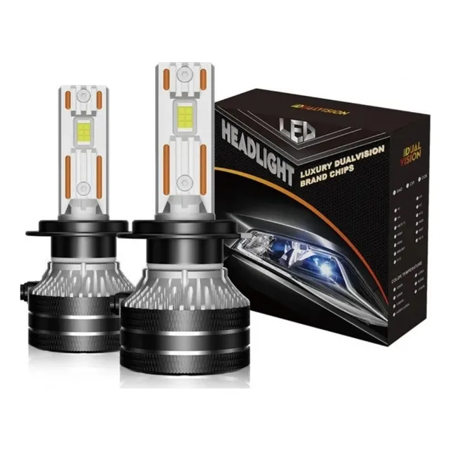 Kit Focos H7 Led 60000lm Canbus  H7 180w 6000k 5570 Chip Csp
