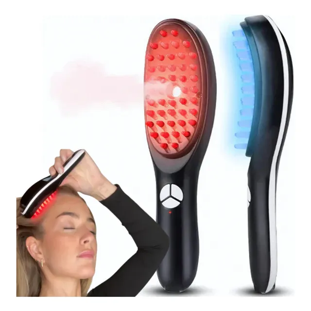 Cepillo Masajeador Capilar Vapor Electrico Masaje Cabello