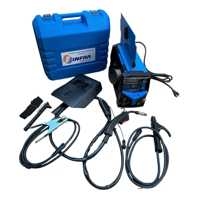 Soldadora Infra Walder 250 Multiprocesos 110 Y 220 Azul
