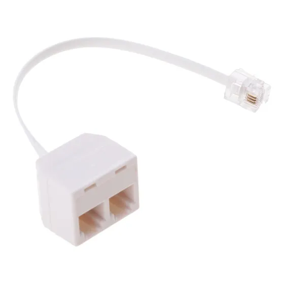 Outlet 4c Rj11 Teléfono Adaptador De División Modular De