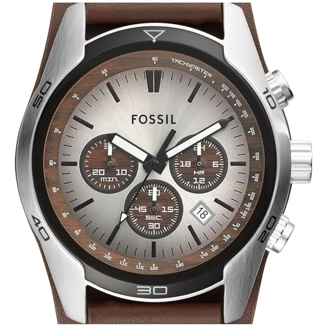 Reloj Fossil Quartz Cuero Ch2565 Original Factura Garantía !