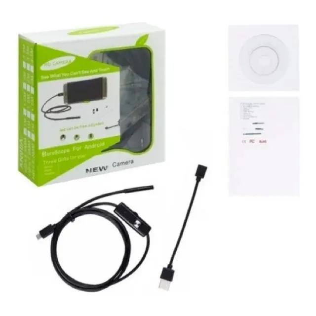 Camara Tipo Sonda Endoscopio Android 2 Metros