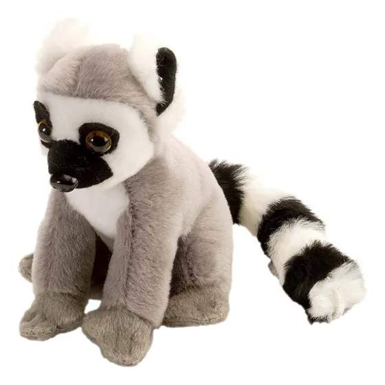 Peluche De Lémur De Cola Anillada Mini Importado Colección