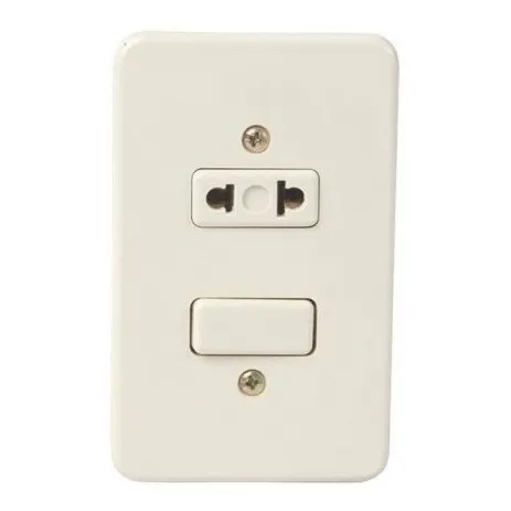 Interruptor Toma 15a Beige Para Empotrar Lumistar 4 Und